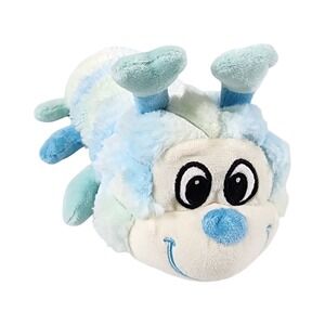 Rinco Blue Tie Dye Caterpillar Plush Stuffed Animal Heart Antennae PF-PIL20 15in